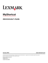 Lexmark MyShortcut Administrator's Manual