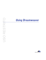 MACROMEDIA Dreamweaver Using Manual