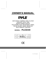 Pyle PLCD39 User manual