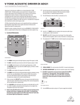 Behringer V-Tone Acoustic ADI21 User manual