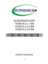 Supermicro SUPERSERVER 1028UX-LL1-B8 User manual