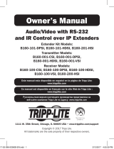 Tripp Lite Audio/Video Owner's manual