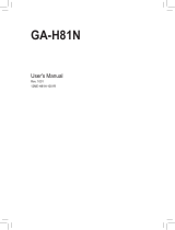 Gigabyte H81 Owner's manual