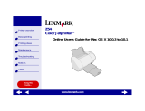 Lexmark 15J0286 - Z 35 Color Jetprinter Inkjet Printer User manual