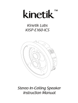 Kinetik KISP-E160-ICS User manual