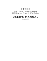 Intel 945GM User manual