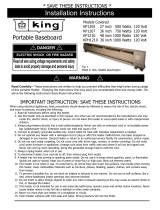 King Electrical KP1210 Operating instructions