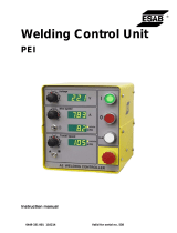 ESAB Welding Control Unit PEI User manual