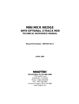 Magtek MiniMICR Technical Reference Manual