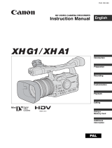Canon XH G1 User manual
