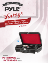 Pyle PVTTBT9BK Owner's manual