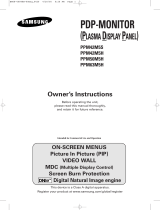Samsung PPM63M5HS User manual