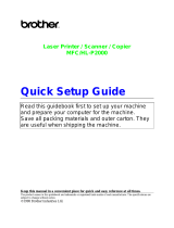 Brother MFC/HL-P2000 User manual