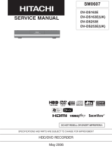 Hitachi DV-DS163E/UK User manual