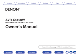 Denon AVR-X4100W User guide