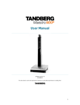 TANDBERG Maestro MXP User manual