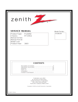 Zenith P42W34P User manual