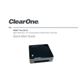 ClearOne VIEW Pro D210 Quick start guide