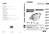 Canon MVX 200 User manual