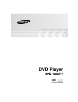 Samsung DVD-1080P7 User manual