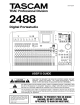 Tascam Portastudio 2488 User manual