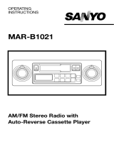 Sanyo MAR-B1021 Operating Instructions Manual