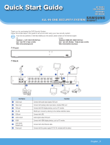 Samsung SDR-B73303 Quick start guide