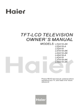 Haier L52A18 User manual