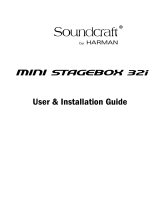 SoundCraft Mini Stagebox 32i/16i Owner's manual