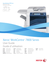 Xerox WorkCentre 7800 series User manual