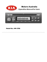 KIA HM-3700 Operating instructions