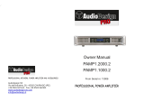 Audio Design ProPAMP1.2000.2