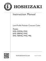 Hoshizaki KML-700MAJ User manual