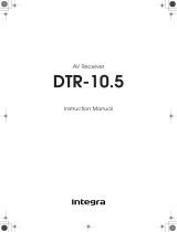 Integra DTR-10.5 User manual