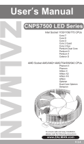 ZALMAN CNPS7500-Cu LED User manual