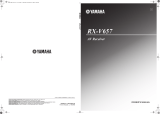 Yamaha RX-V657 User manual