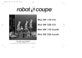 Robot Coupe Mini MP 170 V.V. Operating Instructions Manual