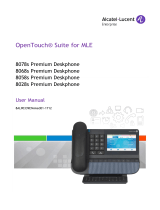 Alcatel-Lucent 8078s Bluetooth Premium User manual