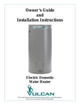 Vulcan-Hart Electric Domestic Water Heater Owner's Manual and Installation Instructions