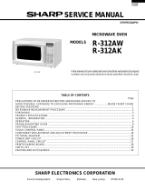 Sharp R312AW Owner's manual