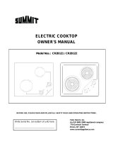 Summit Appliance CR2B122S Owner's manual