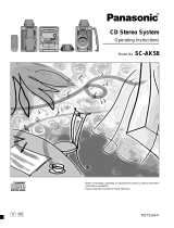 Panasonic SC-AK58 User manual