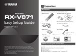 Yamaha RX-V871 Installation guide
