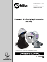 Miller POWERED AIR PURIFYING-RESPIR. PAPR (TITANIUM) Owner's manual