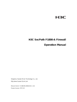 H3C H3C SecPath F1800-A Operating instructions