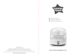 Tommee Tippee Electric Steam Sterilizer #0522210 User manual