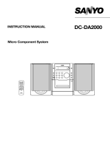 Sanyo DC-DA2000 User manual