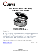 Curve TWS-X100 User manual