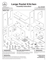 KidKraft Large Pastel Play Kitchen Assembly Instruction