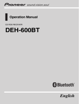 Pioneer DEH-600BT User manual